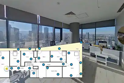 Gayrimenkul ofisleri için portföy gezilebilir sanal tur – 7/24 erişim